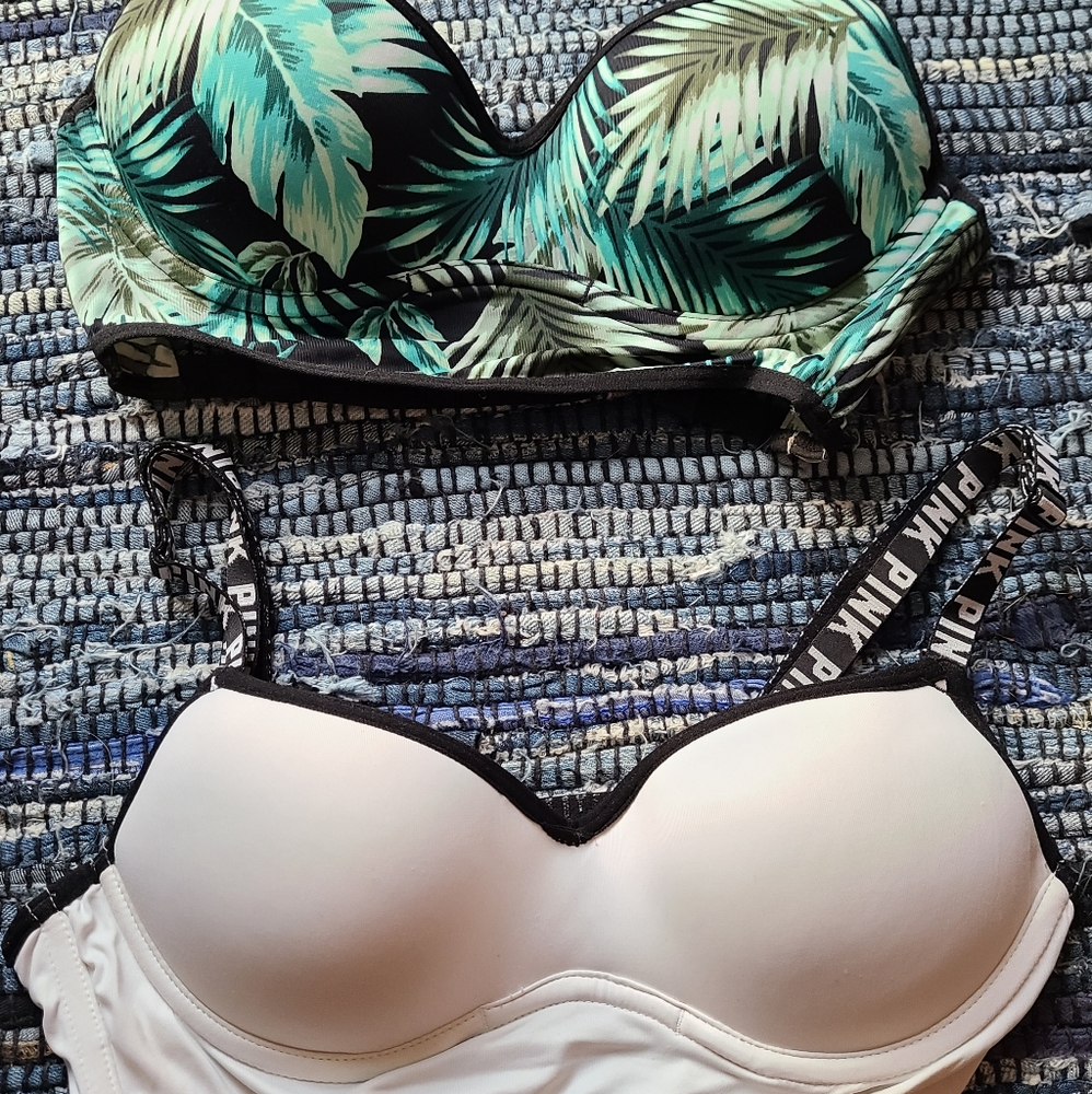 Pink push up bras